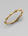 From the Bamboo Collection. A nature-inspired design in radiant 18k gold with a pretty logo emblem. 18k goldSlip-on styleDiameter, about 2Made in Italy