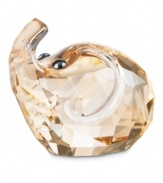 With a nose for what's good, this lucky elephant figurine represents loyalty, strength and wisdom, all in intricately crafted Swarovski crystal. A gift any friend will treasure.