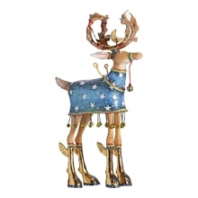 Comet streaks through the sky in his blue starry night coat and winged gold-leafed boots, pulling the sleigh with his Dash Away Reindeer friends. Comet streaks through the sky in his blue starry night coat and winged gold-leafed boots, pulling the sleigh with his Dash Away Reindeer friends.