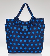 MARC BY MARC JACOBS' quilted nylon tote makes a dotty statement. Get inspired by the spot-splashed runways and carry this graphic grab as an everyday take on the trend.