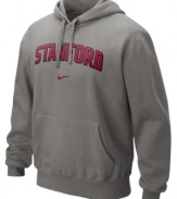 Keep warm as you root for the Stanford Cardinals in this hoodie by Nike.