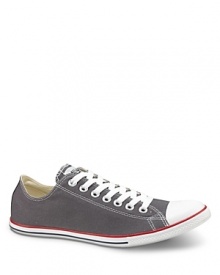 Timeless lace-up sneakers with a slim rubber sole for a casual look.