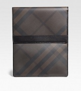 Signature smoked check pattern covers your tablet in a stylish manner.Snap-button closurePVC8W x 11H x 1DImported