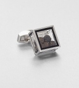 Inspired by the tale of Pandora's box in Greek mythology and featuring the Tateossian signature element of surprise, this glass-box cuff link holds pepper corns.Sold separatelyBrass and glassEnamel trimMade in United Kingdom
