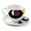 Borrowing form from nature, Pebblestone pieces are metaphorically contoured and highly glossed in straightforward colors. The silhouette, a DVF signature, makes tables shine. Create interesting contrasts or pair with perfect matches.