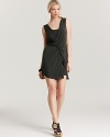 Artful draping lends hip modernity to this downtown-cool Bailey 44 dress.