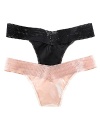 OnGossamer Micro Glamour Hip-G is the newest take on the signature Hip-G. Stretch nylon G-string with a cotton gusset.