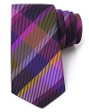 A high-energy tie peps up your office presentation or wear it to a wedding for a striking look.