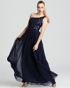 Aidan Mattox Gown - Sequin One Shoulder