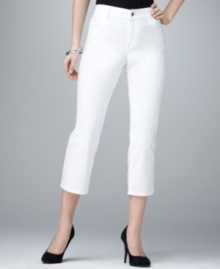 Style&co.'s bright white denim capris make any outfit feel like a breath of fresh air!