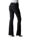 In a dark-rinse wash, BandolinoBlu's classic Arianna bootcut jeans fit all of your casual days.