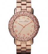 Lend a look of luminous romance with this rosy watch from Marc by Marc Jacobs.