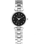 This glamorous watch from Skagen Denmark displays simple elegance with crystal shimmer.