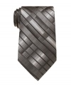 Go bold. This plaid tie from Alfani is an instant focal point in a wardrobe of solids.