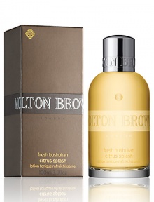 Fresh and uplifting, our face and body splash keeps you feeling lively whatever the day throws at you. Golden notes of Italian bergamot, Spanish cistus and Italian lemon are threaded with the green herby aromas of Indonesian patchouli, sage clary and thyme from Hungary. 3.3 oz. Fresh and uplifting, our face and body splash keeps you feeling lively whatever the day throws at you. Golden notes of Italian bergamot, Spanish cistus and Italian lemon are threaded with the green herby aromas of Indonesian patchouli, sage clary and thyme from Hungary. 3.3 oz.