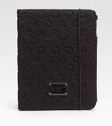 Signature-stamped neoprene slips over your iPad® for a stylish cover.Flap closureLeather lining7½W X 9¾H X 1/2DImported Please note: iPad® not included 