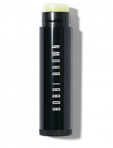 Inspired by Bobbi's friendship with baseball legend Yogi Berra. This clear lip balm comforts and moisturizes lips and offers the convenience of a swivel-up stick. A combination of Petrolatum, Candelilla Wax and Beeswax forms a barrier that holds moisture to the skin, while natural oils condition the skin to improve the look and feel of lips. Inspired by Bobbi's friendship with baseball legend Yogi Berra. This clear lip balm comforts and moisturizes lips and offers the convenience of a swivel-up stick. A combination of Petrolatum, Candelilla Wax and Beeswax forms a barrier that holds moisture to the skin, while natural oils condition the skin to improve the look and feel of lips.