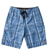 Rock out in these rad plaid shorts from O'Neill.