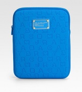 Signature lettering floats around this neoprene case to protect your tablet in style. Zip closureNeopreneFully lined8W X 10¼H X 1DImportedPlease note: Tablet not included.