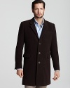 The Men's Store at Bloomingdale's Three-Button Overcoat