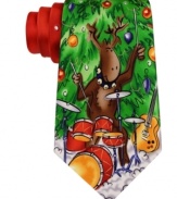 Get into the holiday spirit with this fun silk tie from Jerry Garcia.
