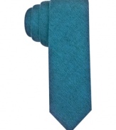Make your way through the day on solid ground with this handsome tie from Penguin.