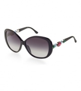 Inspired by BVLGARI's extraordinary jewelry design, this collection boasts uncompromising quality and brilliant attention to detail. An expression of elegance and refinement, BVLGARI designer sunglasses blend sophistication and intriguing style into an extraordinary luxury.