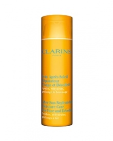 Repleneshing and hydrating moisture care that promotes a longer-lasting illuminated tan while reducing the appearance of wrinkles and fine lines in the face and delicate décolleté area. Repleneshing and hydrating moisture care that promotes a longer-lasting illuminated tan while reducing the appearance of wrinkles and fine lines in the face and delicate décolleté area.