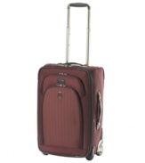 A lighter construction and fashion-forward design put you on the fast track to your destination with easy-glide removable wheels and a retractable handle that stops at different heights for travelers of all sizes and preferences. Built durable from ballistic nylon, this all-business suitcase carves out the perfect place for your laptop, plus all the room you need to plan for a quick stay overnight. Limited lifetime warranty.