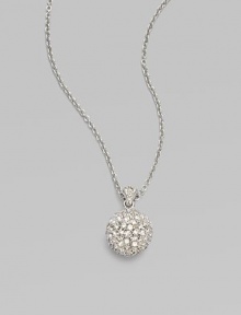 EXCLUSIVELY AT SAKS.COM. A sparkling pavé crystal shines on a delicate chain.Crystals Rhodium plated Chain length, about 16 with 2 extender Pendant diameter, about ½ Lobster clasp Imported EXCLUSIVELY AT SAKS.COM. A sparkling pavé crystal shines on a delicate chain.Crystals Rhodium plated Chain length, about 16 with 2 extender Pendant diameter, about ½ Lobster clasp Imported