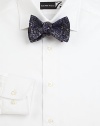 Made from fine Italian silk, a printed bow tie with striking appeal.SilkDry cleanMade in Italy