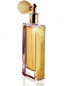 The ethereal Bois d'Arménie, inspired by Papier d'Arménie, the scented paper used as incense since the 16th century, is a panoramic sensation of wood, spice, and oriental accents wrapped in a transparent cloud of smoke. A beautiful harmony using the heart of benzoin, pink pepper, coriander, patchouli and white musk creating a billowing mist of delicacy.THE WOMAN: Seductive and alluring, she leaves a lasting impression, haunting those who dare to love her.