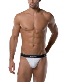 Get full support and the freedom you need with a pair of cotton stretch thongs from Papi. Get full support and the freedom you need with a pair of cotton stretch thongs from Papi.
