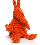 With his cute carrot-shaped snout and little bunny ears, this huggable aardvark will be your baby's new BFF.