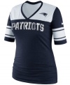 Game on! Make it known New England Patriots fans mean business with this NFL t-shirt from Nike.