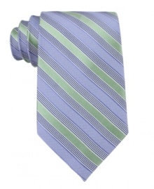 Exude confidence. This Club Room tie is classic sophistication at its finest. Exude confidence. This Club Room tie is classic sophistication at its finest.