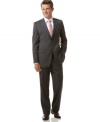 Suit yourself. This grey striped suit from Donald J. Trump is a corner-office classic.