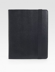 A well-crafted, forever-durable way to safely stow your beloved iPad, designed in rigid, textured calfskin leather. Accommodates all standard iPads Zip closure Leather 8W X 10½H Imported A well-crafted, forever-durable way to safely stow your beloved iPad, designed in rigid, textured calfskin leather. Accommodates all standard iPads Zip closure Leather 8W X 10½H Imported