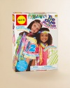 This crafty kit features easy-to-use supplies to make a pair of friendship scarves.Two 54 cotton scarves13 tie dye toolsThree bottles of dye40 plastic beads20 rubberbandsTwo pairs of plastic glovesSuitable for ages 6 and upImported