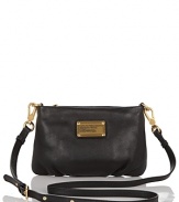 MARC BY MARC JACOBS puts a fresh spin on the season's essential crossbody bag in a chic miniature design crafted of luxe leather. Detach the shoulder strap and carry it as a clutch.