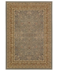 A lush ground of beautiful earthy tones creates a stunning composition in the Tamena area rug from Couristan. Woven of heat-set Courton™ polypropylene, a synthetic fiber that's meticulously crafted for durability. A lush ground of beautiful earthy tones creates a stunning composition in the Tamena area rug from Couristan. Woven of heat-set Courton™ polypropylene, a synthetic fiber that's meticulously crafted for durability.
