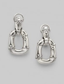 From the Bamboo Collection. Chunky doorknocker earrings display the distinctive look of bamboo with the unique Hardy touch. Sterling silver Drop, about 1¼ Width, about ¾ Post-and-hinge back Made in Bali From the Bamboo Collection. Chunky doorknocker earrings display the distinctive look of bamboo with the unique Hardy touch. Sterling silver Drop, about 1¼ Width, about ¾ Post-and-hinge back Made in Bali
