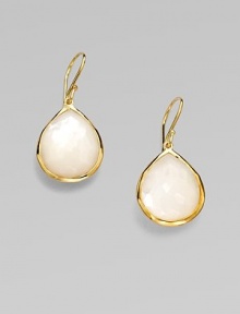 From the Rock Candy® Collection. A beautifully faceted teardrop-shaped mother-of-pearl set in resplendent 18k gold. Mother-of-pearl18k goldDrop, about 1¼ Hook backImported From the Rock Candy® Collection. A beautifully faceted teardrop-shaped mother-of-pearl set in resplendent 18k gold. Mother-of-pearl18k goldDrop, about 1¼ Hook backImported