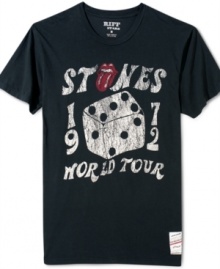 Get wild at play with this wicked short sleeve t-shirt by the Rolling stones.