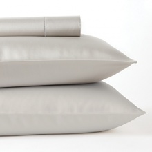 A classic sateen sheet has a luminous sheen and a rich drape.Finished with a crisp, classic hemstitched border. The duvet cover is flanged with hemstitch on three sides with a button closure; the bed skirt is gathered with a plain hem. A classic sateen sheet has a luminous sheen and a rich drape.Finished with a crisp, classic hemstitched border. The duvet cover is flanged with hemstitch on three sides with a button closure; the bed skirt is gathered with a plain hem.