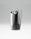 An ideal housewarming gift, this silver metal server keeps your wine chilled elegantly. Handmade Comes in Nambé blue gift box 8½ X 4½ Hand wash gently Imported