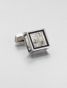 Inspired by the tale of Pandora's box in Greek mythology and featuring the Tateossian signature element of surprise, this glass-box cuff link has mini screws inside.Sold separatelyBrass and glassEnamel trimMade in United Kingdom Inspired by the tale of Pandora's box in Greek mythology and featuring the Tateossian signature element of surprise, this glass-box cuff link has mini screws inside.Sold separatelyBrass and glassEnamel trimMade in United Kingdom