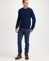 A fine mix of yarns and colors combine to create an utterly perfect sweater that's as soft as it is warm. Crewneck70% wool/30% cashmereHand washImported