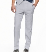 Start off your summer on the right foot with these light weight linen dress pants from INC International Concepts.
