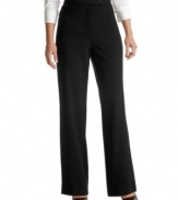 Sleek, sophisticated petite pants with a flattering, slimming silhouette from JM Collection.
